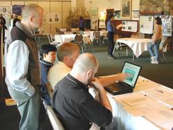 New teaching ideas are discussed at the share fair