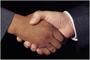 Illustration of a handshake by Karen Grant