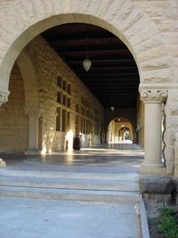 Stanford campus photo, archway