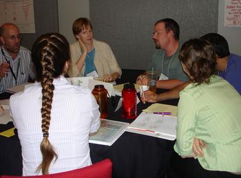 CP09 participants work on their elevator talks