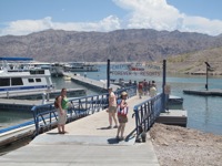 Workshop participants at Calliver Bay Marina