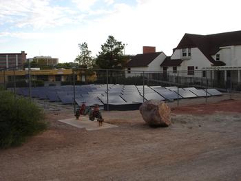 solar array on the UNLV campus