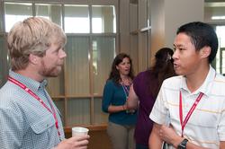 Participants during coffee break at Career Prep 2011 workshop