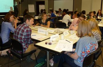 Group discussion at the Preparing for an Academic Career workshop 2012