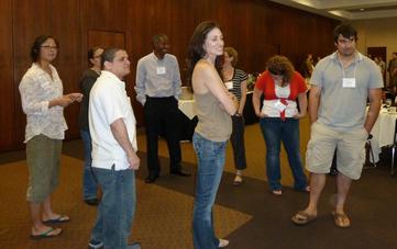 Participants at 2012 Preparing for an Academic Career workshop