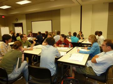 Participants at 2012 Preparing for an Academic Career workshop
