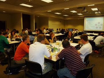 Participants at 2012 Preparing for an Academic Career workshop