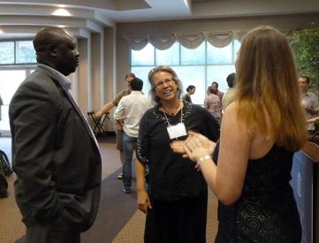 Participants getting to know one another at the 2012 Preparing for an Academic Career workshop