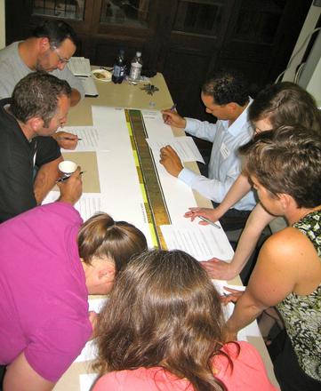 Cutting Edge Workshop 2012 - participants working