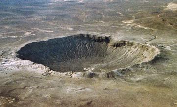 Barringer Meteor Crater in Arizona
