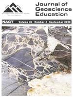 Cover image from the Journal of Geoscience Education showing a Lower Proterozoic migmatite