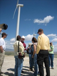 Energy field trip - Seven Mile Hill wind farm 5