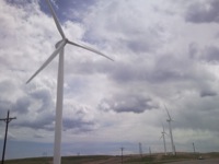 Wind turbine at Happy Jack 1