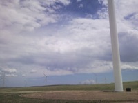 Wind turbine at Happy Jack 3