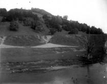 Alluvial fan below gully, Tunbridge, Vermont