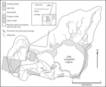 Catchment of Little Llangothlin Lagoon