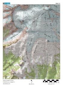 Easton Glacier Topographic map
