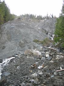 Figure 3 Toe of Swift Creek Landslide