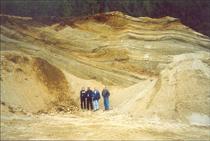 Foreset beds of early Holocene Delta