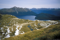Green Lake, a landslide pond