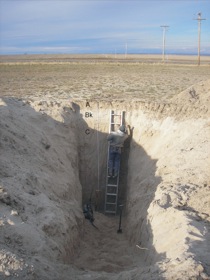 Loess excavation