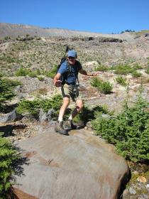 Surfing a Bullet Boulder