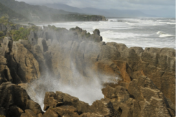 Pancake Rocks in New Zealand