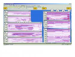 Screenshot of 8 GPR lines