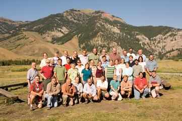 Group photo of workshop participants for Teaching Geophysics