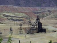 Entrances to abandoned underground mines in Butte MT