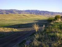 The Paradise Valley with the Gallatin Range mountains in the background