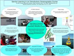 Service Learning in Oceanography Poster