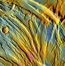 Graben in Acheron Fossae, Mars