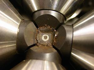 crunched multi anvil cell assembly