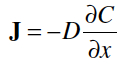 Fick\'s law