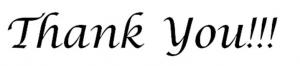 Thank You