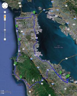 June 21 Field Trip Route