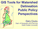 Title slide from Gary Coutu's talk