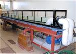 Photo of the flume tank setup