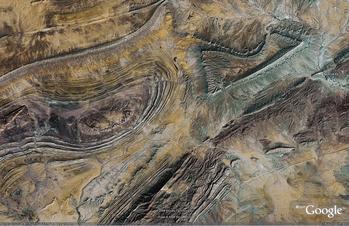 Anti-Atlas Mountains, Algeria faulted dome