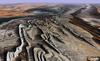 Anti-Atlas Mountains, Morocco folds 1 oblique