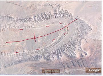 Dubinovka, Iran, fold geo  map