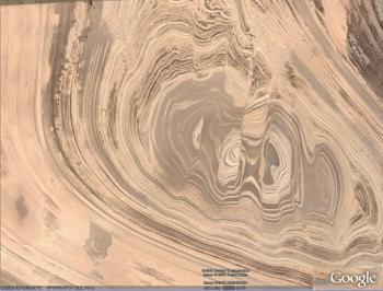 Great Kavir, Iran faults folds