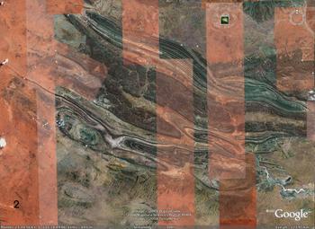 Macdonnell Ranges, Australia,  folds