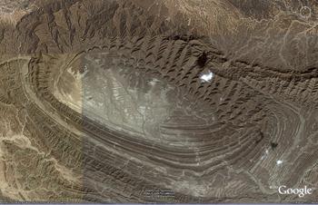 the Makran, nr. Jukan, Iran, folds