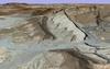 Near Karkh, Pakistan, tilted layers oblique 1