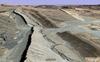 Near Karkh, Pakistan, tilted layers oblique 2