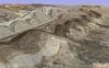 Near Karkh, Pakistan, tilted layers oblique 4