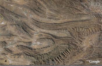 Paktika Province, Afghanistan folds