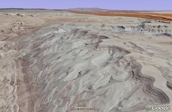 Raplee Monocline, Monument Upwarp, Utah oblique 1